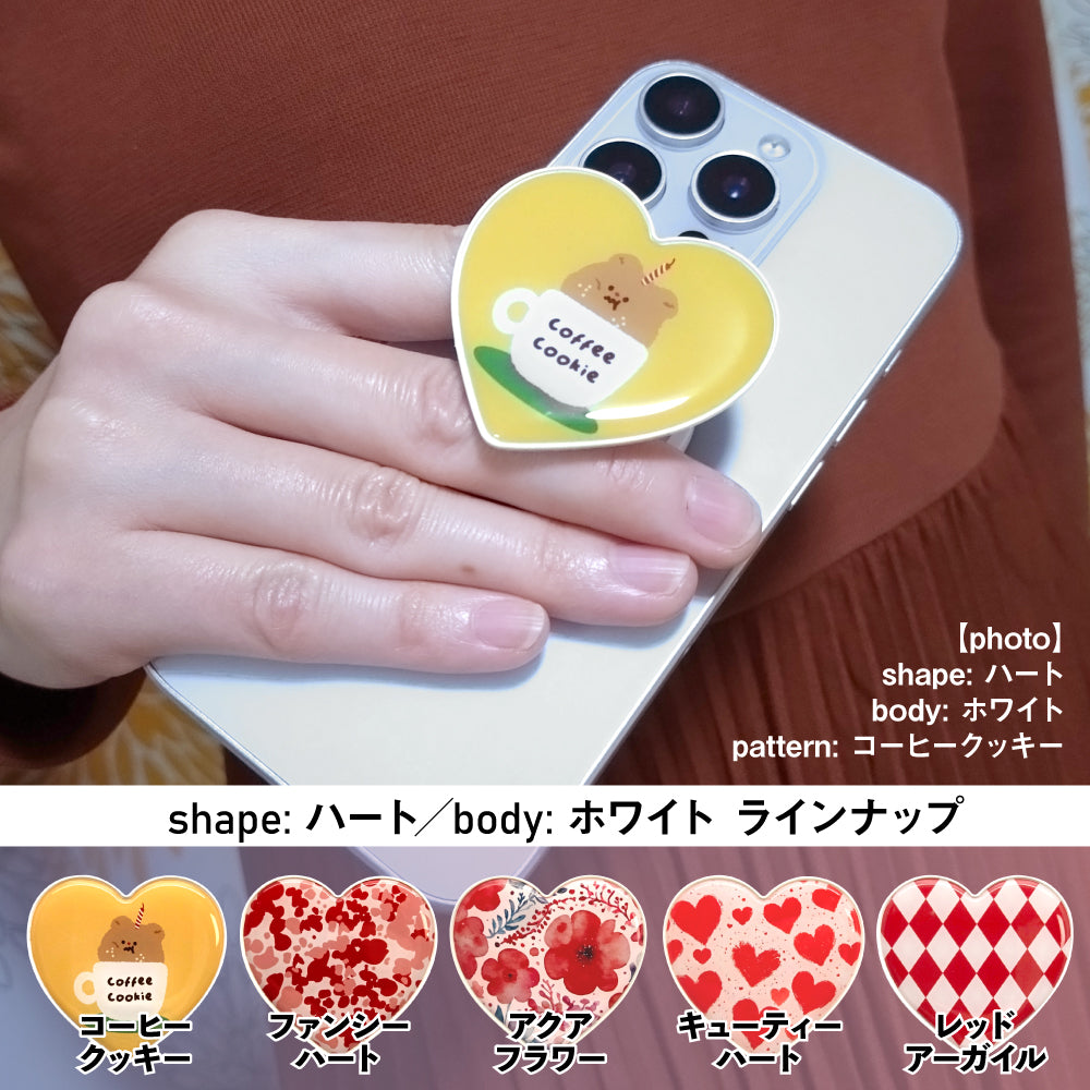 Griptok(グリップトック)2025 new model ハート/ホワイト