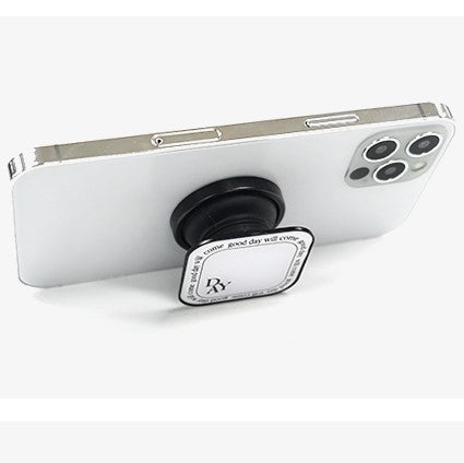 Griptok グリップトック スマホグリップ 四角型 レター ホワイト 2105GRTSWHT09