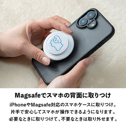 Griptok Magsafe対応スマホグリップ グリップトック マグセーフで着脱自在 スタンド サークル/いぬ 33GPCCEPWHCC19