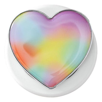 Griptok Magsafe対応スマホグリップ グリップトック マグセーフで着脱自在 スタンド ハート/レインボー 2506GPTHH0128