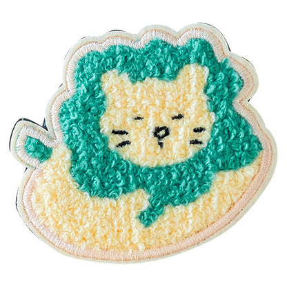 Griptok Magsafe対応スマホグリップ グリップトック マグセーフで着脱自在 スタンド 刺繍タイプ ライオン(ジャンプ) 2506BCGRB28BC