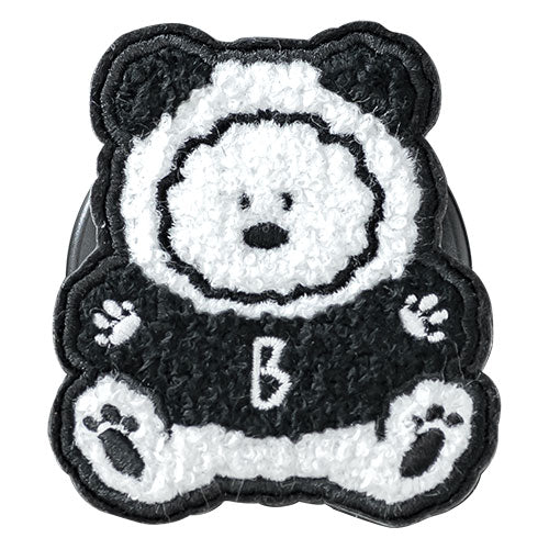 Griptok Magsafe対応スマホグリップ グリップトック マグセーフで着脱自在 スタンド 刺繍タイプ しろくま 2506BCGRB44BC